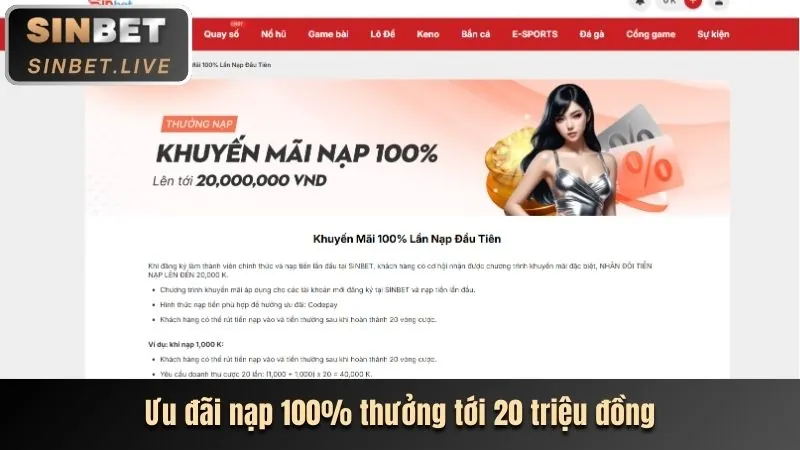 Hoàn trả không giới hạn 98win01